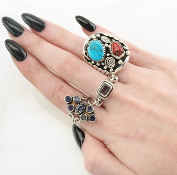 Silpada Amethyst Statement Ring: Sterling Silver … - image 9