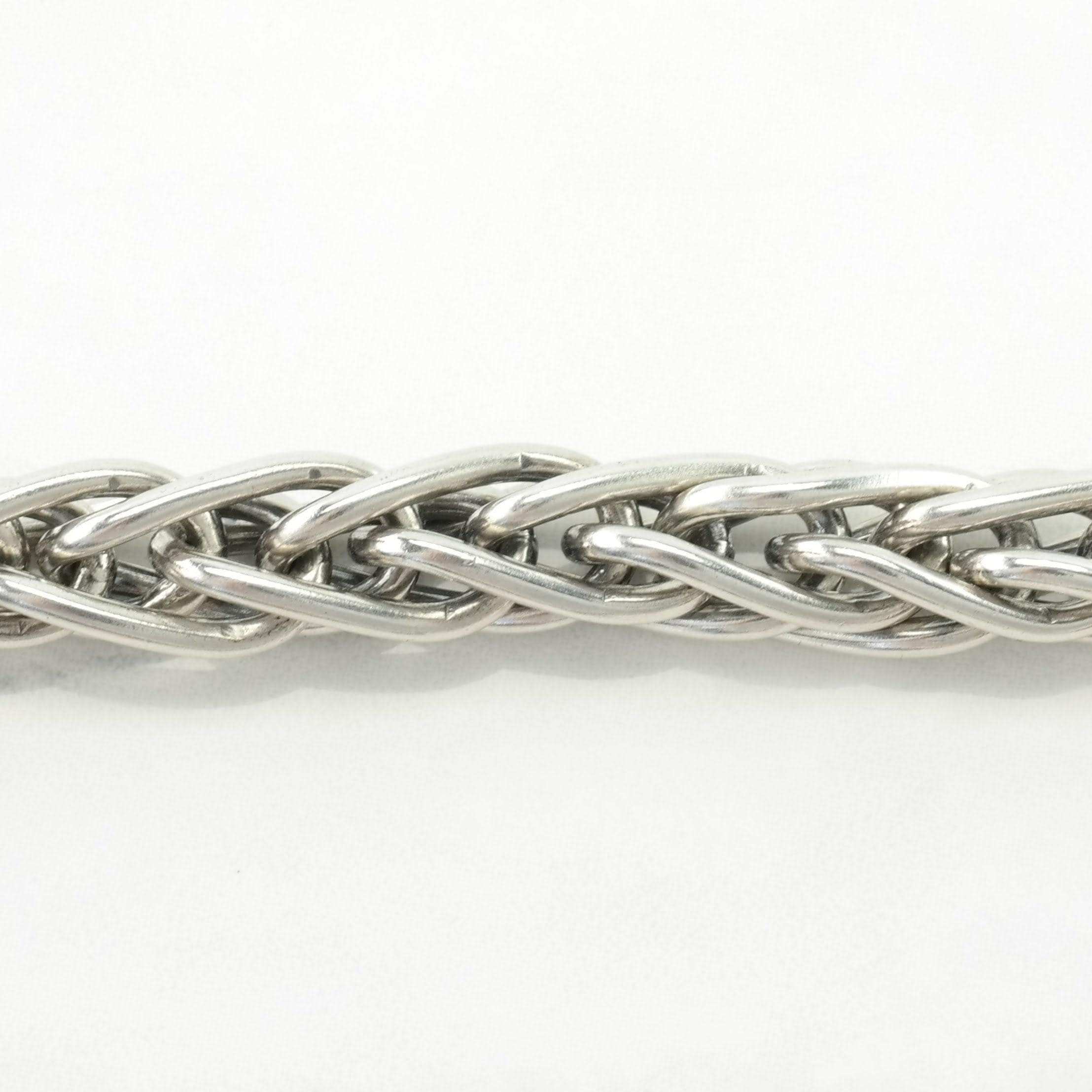 Vintage Versani Sterling Silver Link/t-bar Bracelet Thick Chain