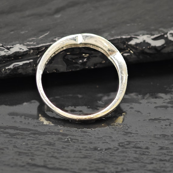 Stackable Yellow Diamond Ring Sterling Silver Sz … - image 7