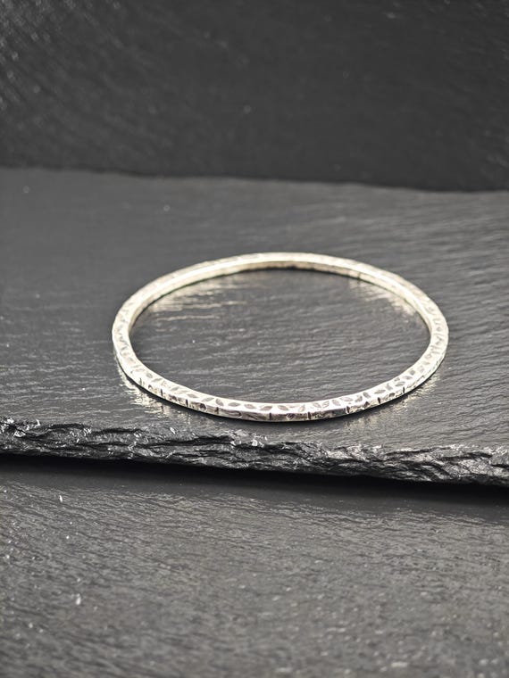 Stackable Foreign Brutalist, Bangle Bracelet Ster… - image 5