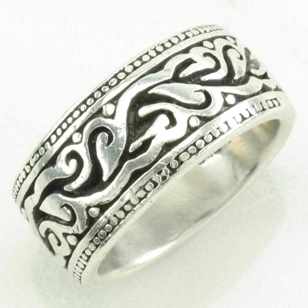 シルバー 925 ウェーブ デザイン　ヴィンテージリング vintage silver925 wave design ring 11号