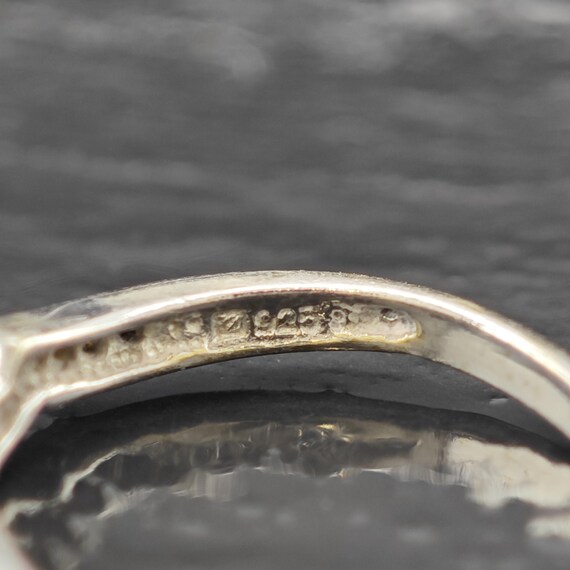 Stackable Yellow Diamond Ring Sterling Silver Sz … - image 8