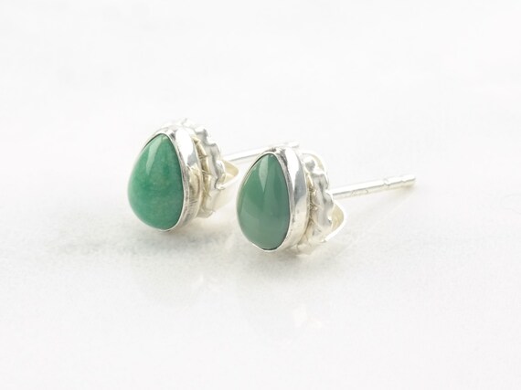 Carolyn Pollack Sterling Silver Green Turquoise D… - image 4