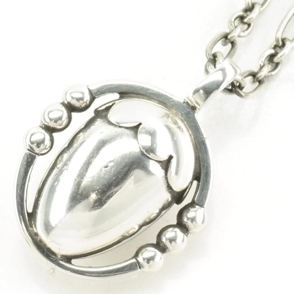 Pendant Necklace Georg Jensen Jewelry Vintage Georg Jensen