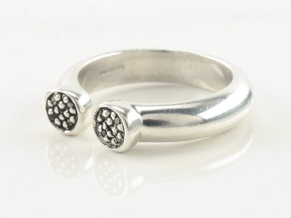 Vintage Links of London Silver Ring Studded Sterling Size 5 3 4 Etsy