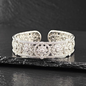 Judith Ripka, DQCZ Armband Sterling Silber