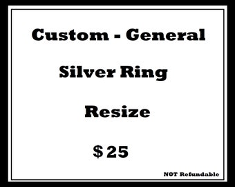 Simple Silver Ring Resize