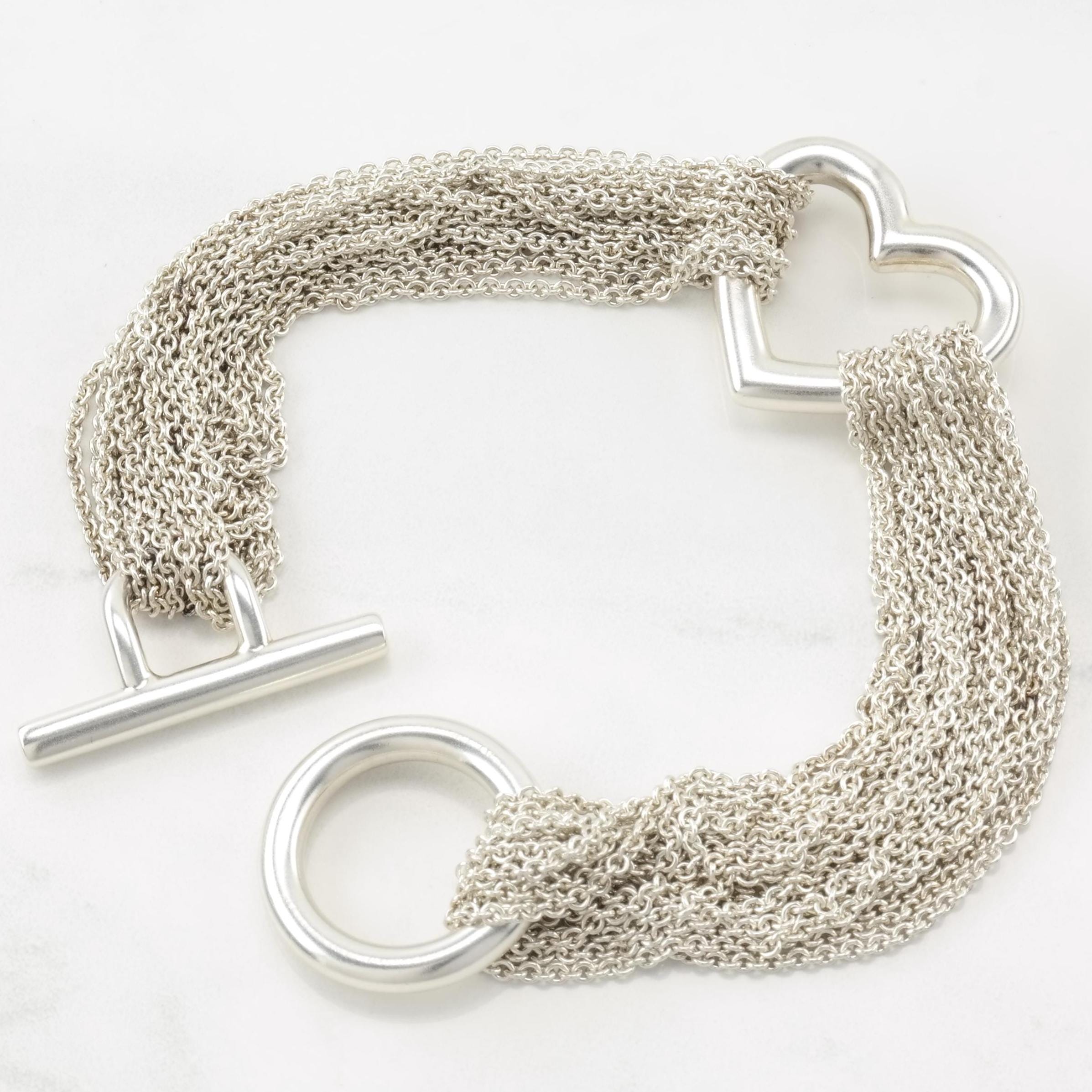 Vintage Tiffany  Toggle bracelet ティファニー Tiffany & Co Sterling Silver Square Cushion Link Toggle