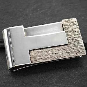 Vintage Handmade Money Clip Sterling Silver by Schroth