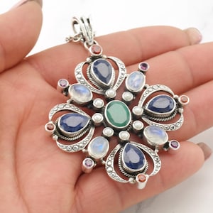 Vintage Nicky Butler Sterling Silber Halskette