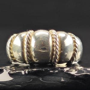 Kabana Shell Band Ring Sterling Silver Sz 6