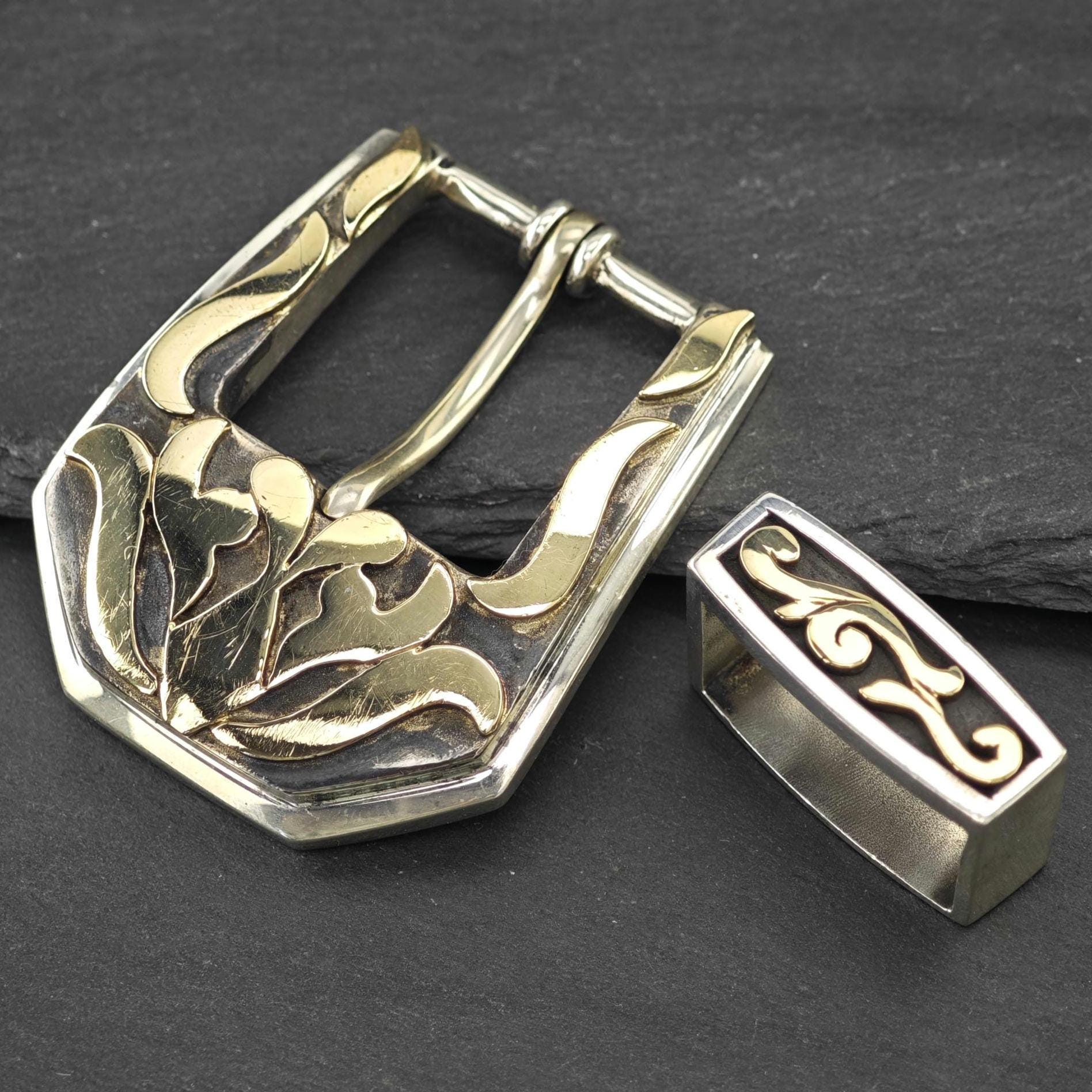 Vintage enamel and gold medal parrot themed belt buckle UNISEX Parrot Belt Buckle - Etsy main image 3