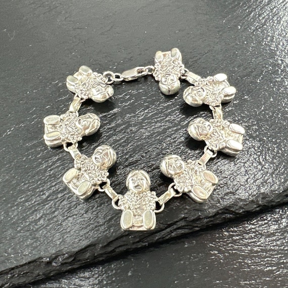 Carol Felley Sterling Silver Fertility Bracelet 6.75"