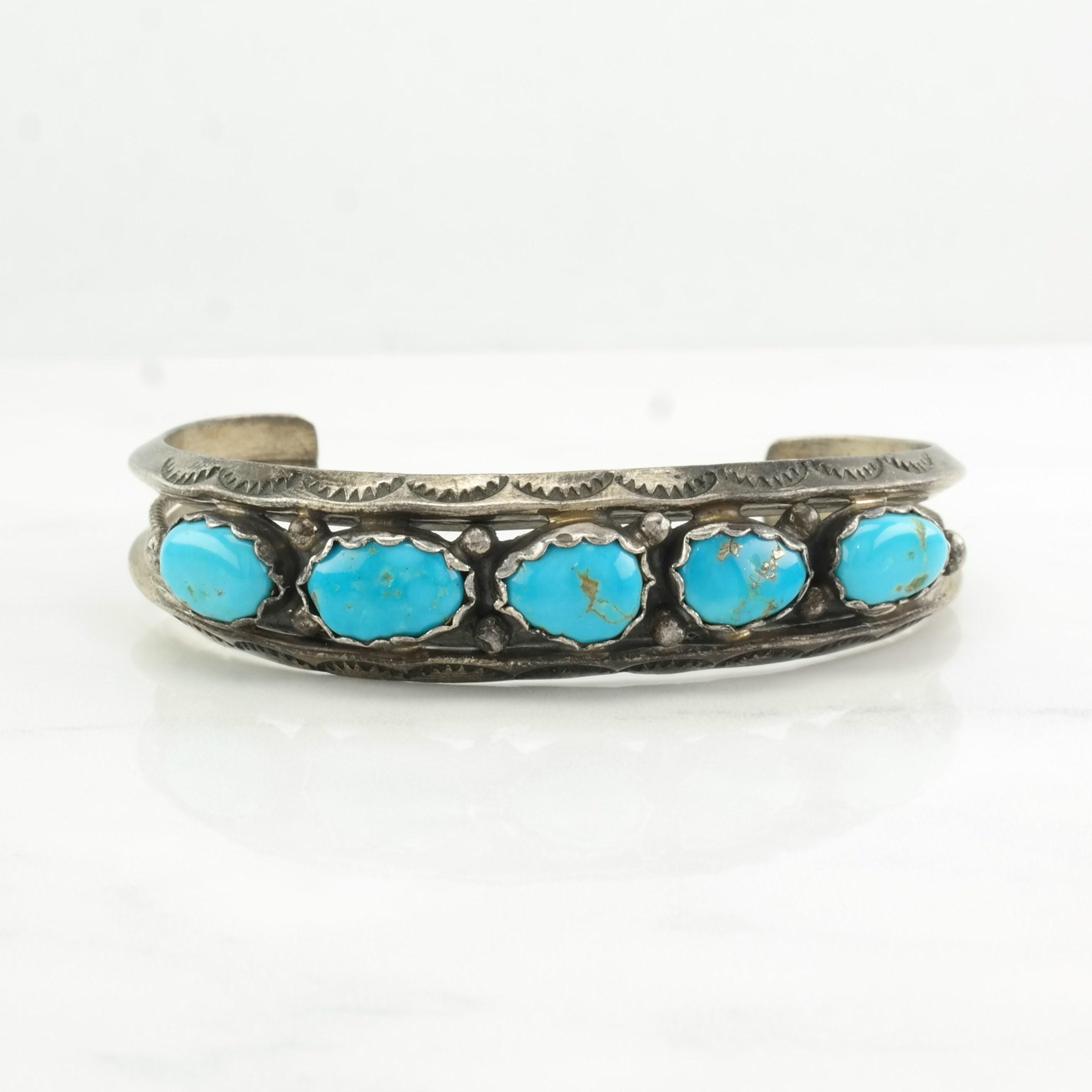 ビンテージ　ターコイズ　ブレスレット　刻印　GB　Sterling ビンテージ ターコイズ ブレスレット 刻印 GB Sterling Vintage