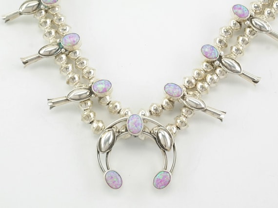 Museum Quality Zuni Snow White Sterling Native American Jewelry Silver Squash Blossom Turquoise Necklace Museum Quality Zuni Snow White Sterling Native American Jewelry Silver Squash Blossom Turquoise Necklace