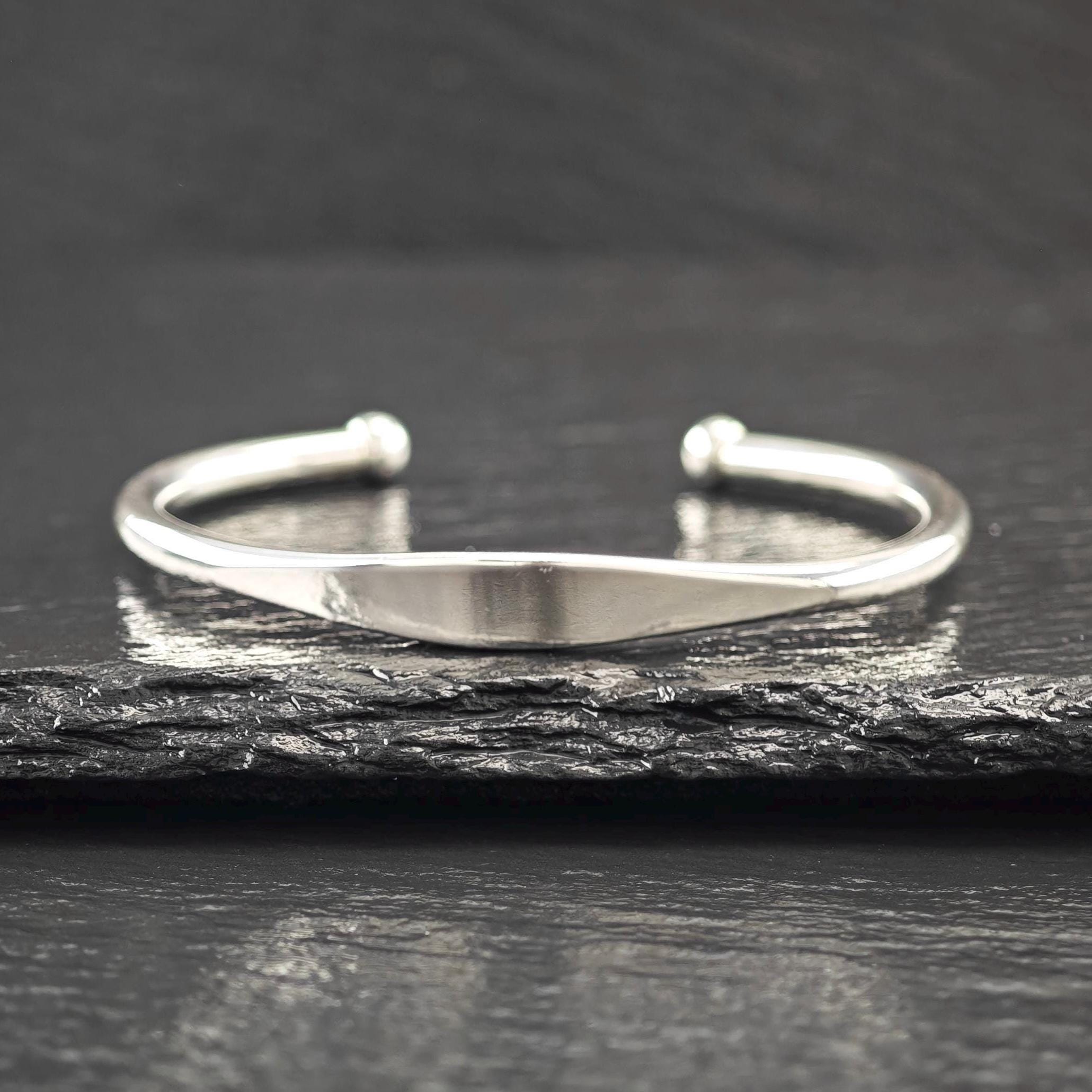 Vintage Denmark Cuff Bracelet Sterling Silver - Etsy