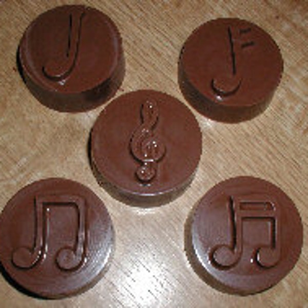 Musical Notes Cookie Embed Chocolate Mold