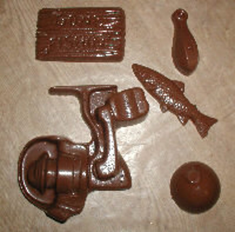Fishing Assortment Set Chocolate Mold