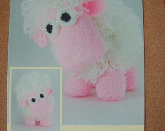 Curly The Sheep Knitting Pattern In DK