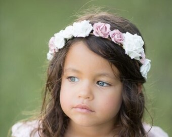 The Erin Floral Halo