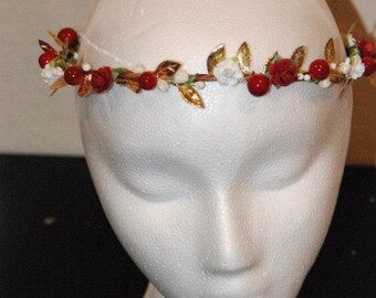 Dainty Holly Flower Halo