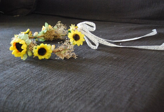 The Sunny Sunflower Halo - Etsy display picture 1