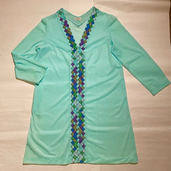 slim fit dress slacks 1970s Green Print Emilio Pucci Silk Jersey Dress – Shrimpton Couture