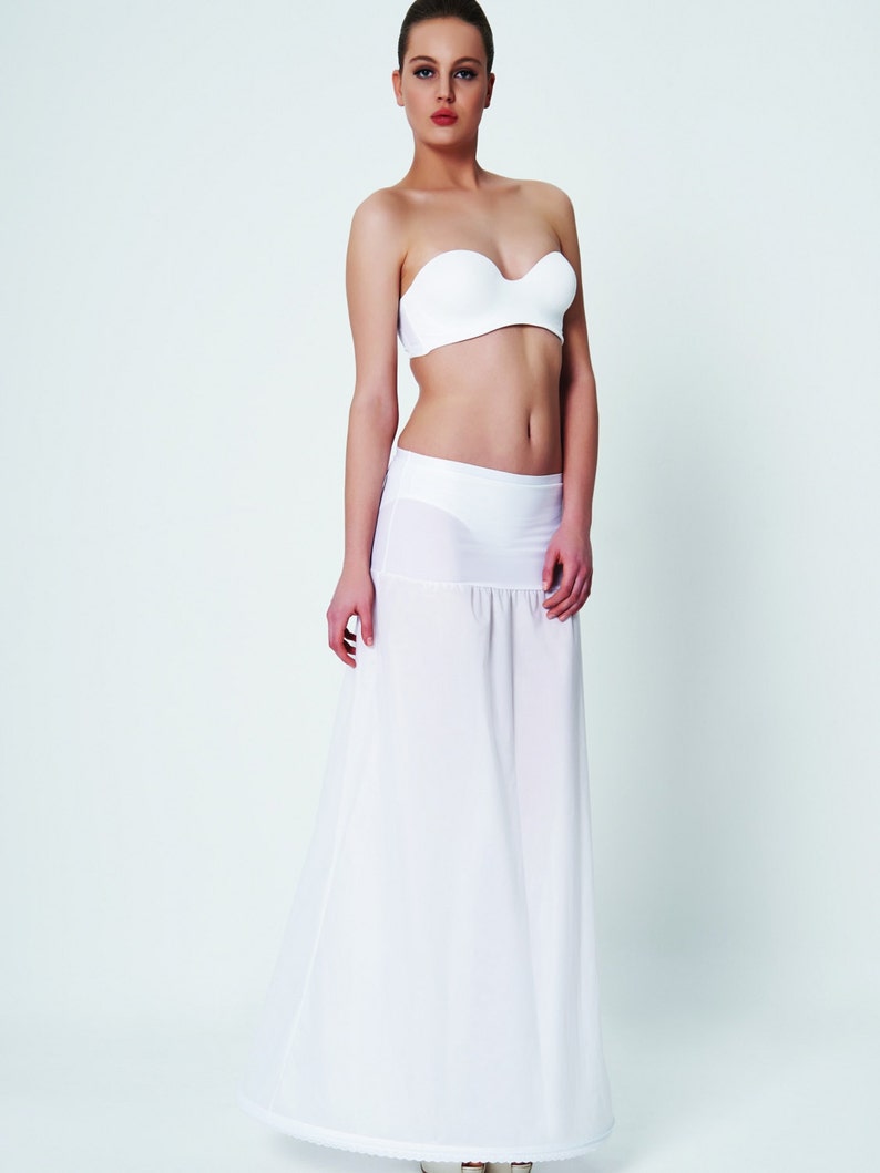 white A line petti bridal hoop bridal slip Wedding Petticoat