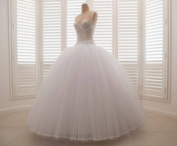 hoop skirt wedding dress