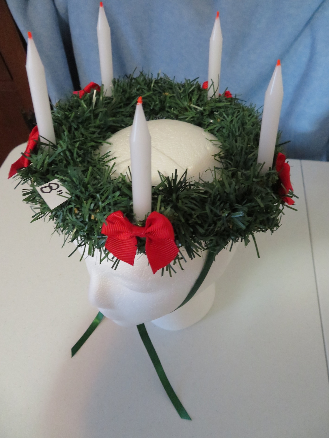 St. Lucia Candle Wreath Headpiece Custom Made - Etsy