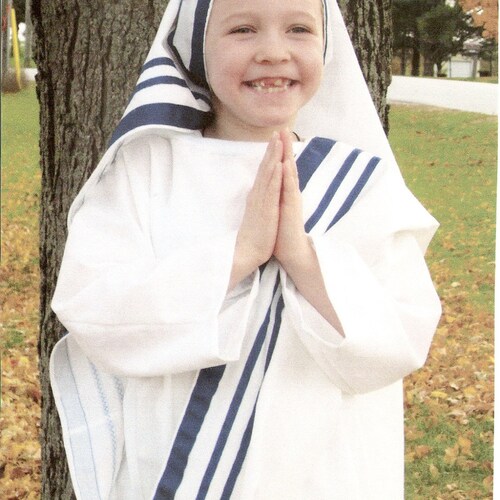Mother Teresa  Costume for Girls