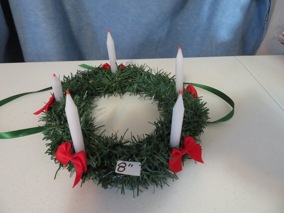wallpapers Candle Wreath etsy