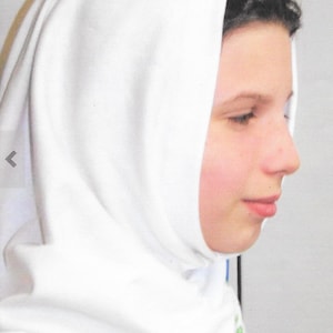 Wimple (stretch knit) Nun Headcovering Accessory for Girls Costumes