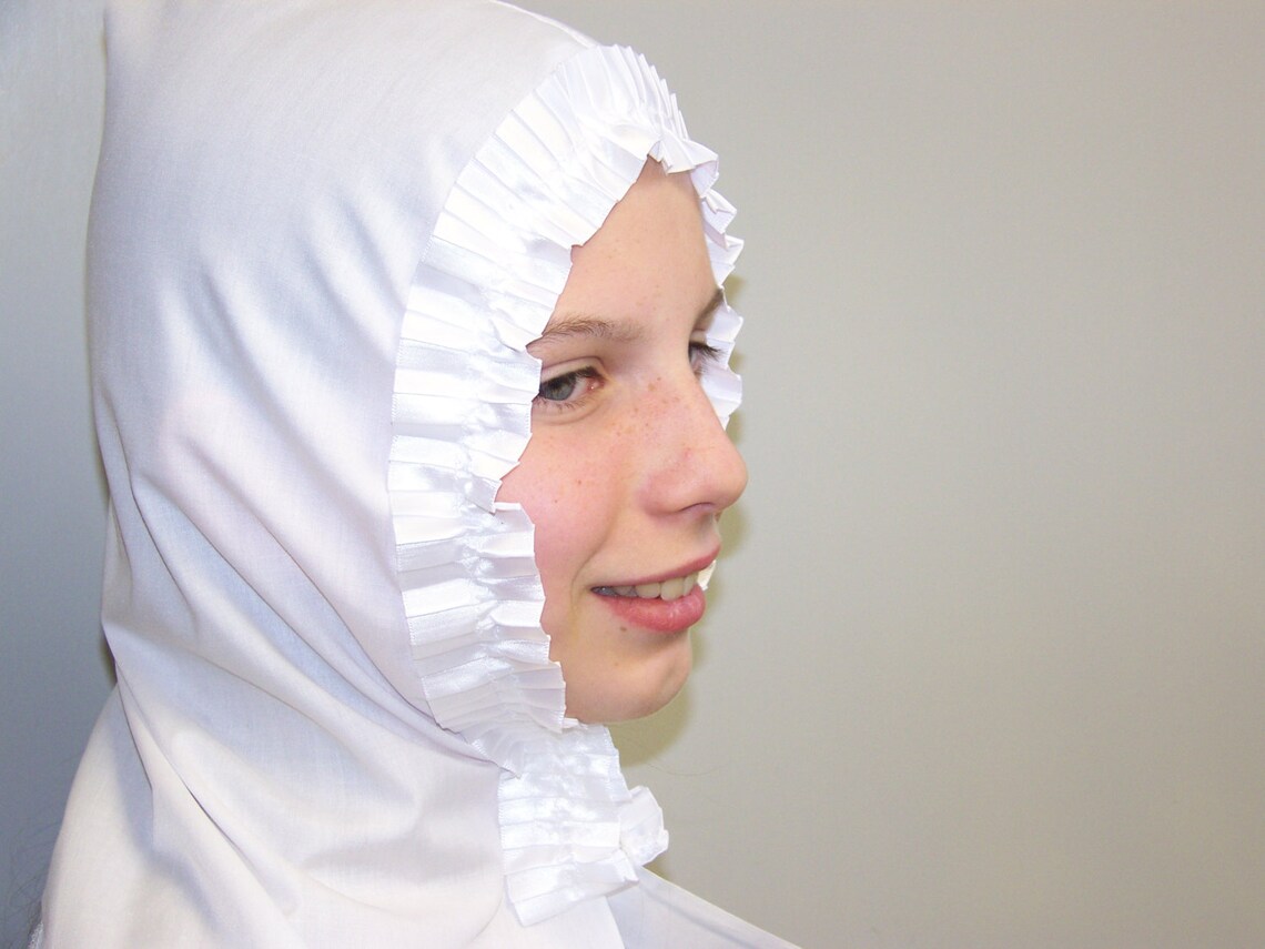 Wimple Nun Headcovering Accessory for Girls Costumes Etsy