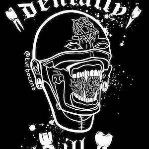 Adesivo Dentally Ill 3,5x2"