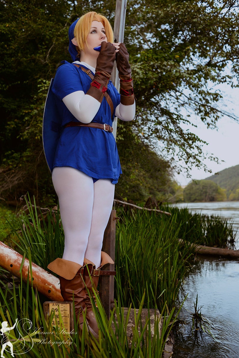 Female Link Ocarina Of Time 8x12 Print Etsy