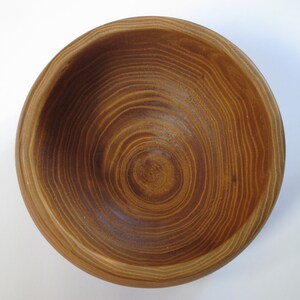 Vintage Wooden Bowl Mid Century Modern Wood Bowl Danish Modern Wooden Fruit Bowl Wood Salad Bowl Exotic Wooden Serving Bowl image 7