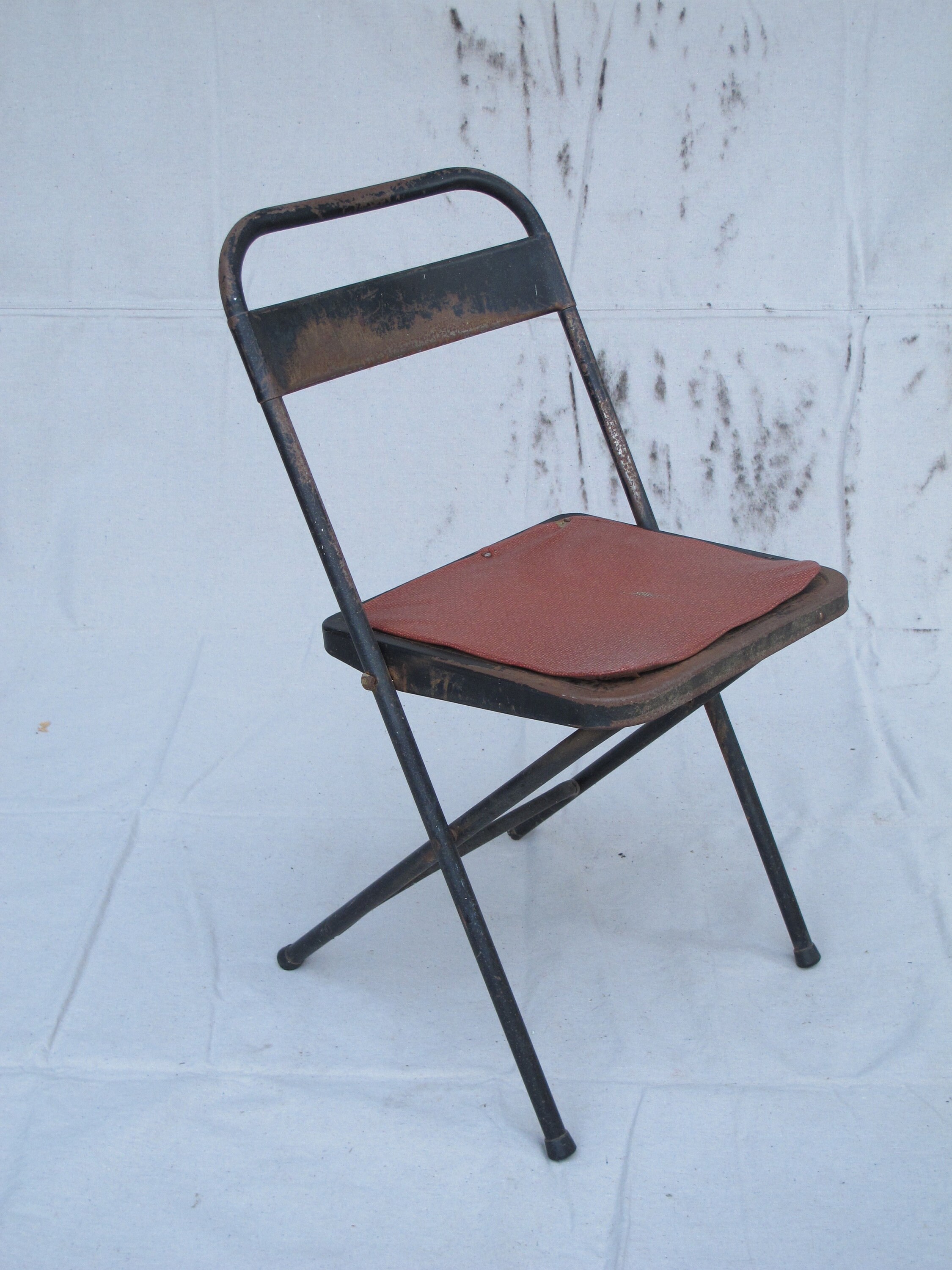 Vintage Samsonite Folding Metal Chair Industrial Metal Fold Up Etsy