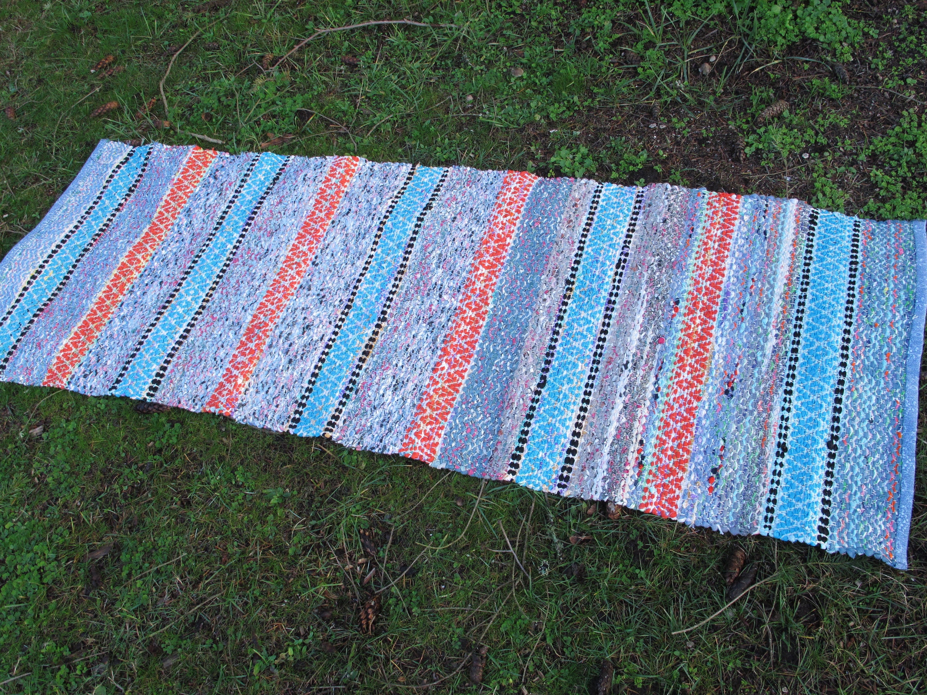 Vintage Runner Rug Scandinavian Rag Rug Finnish Area Rug Etsy