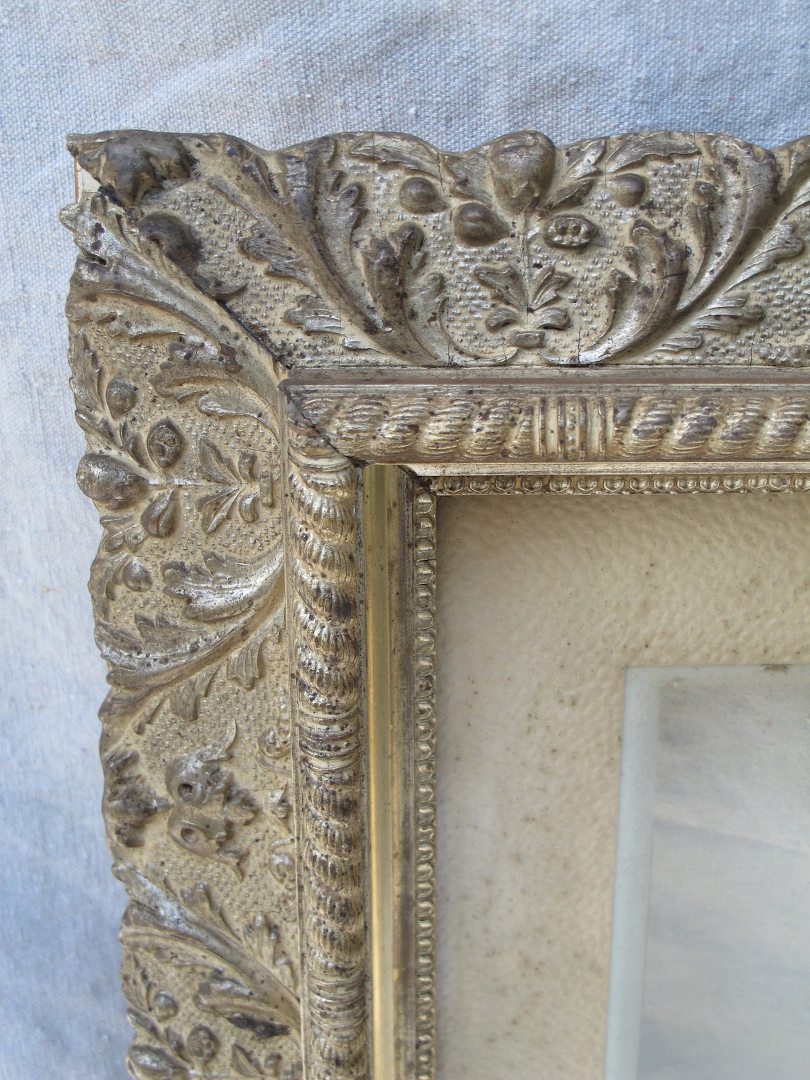 Large Antique Gold Frame Ornate Gold Picture Frame Gilt Gilded Etsy