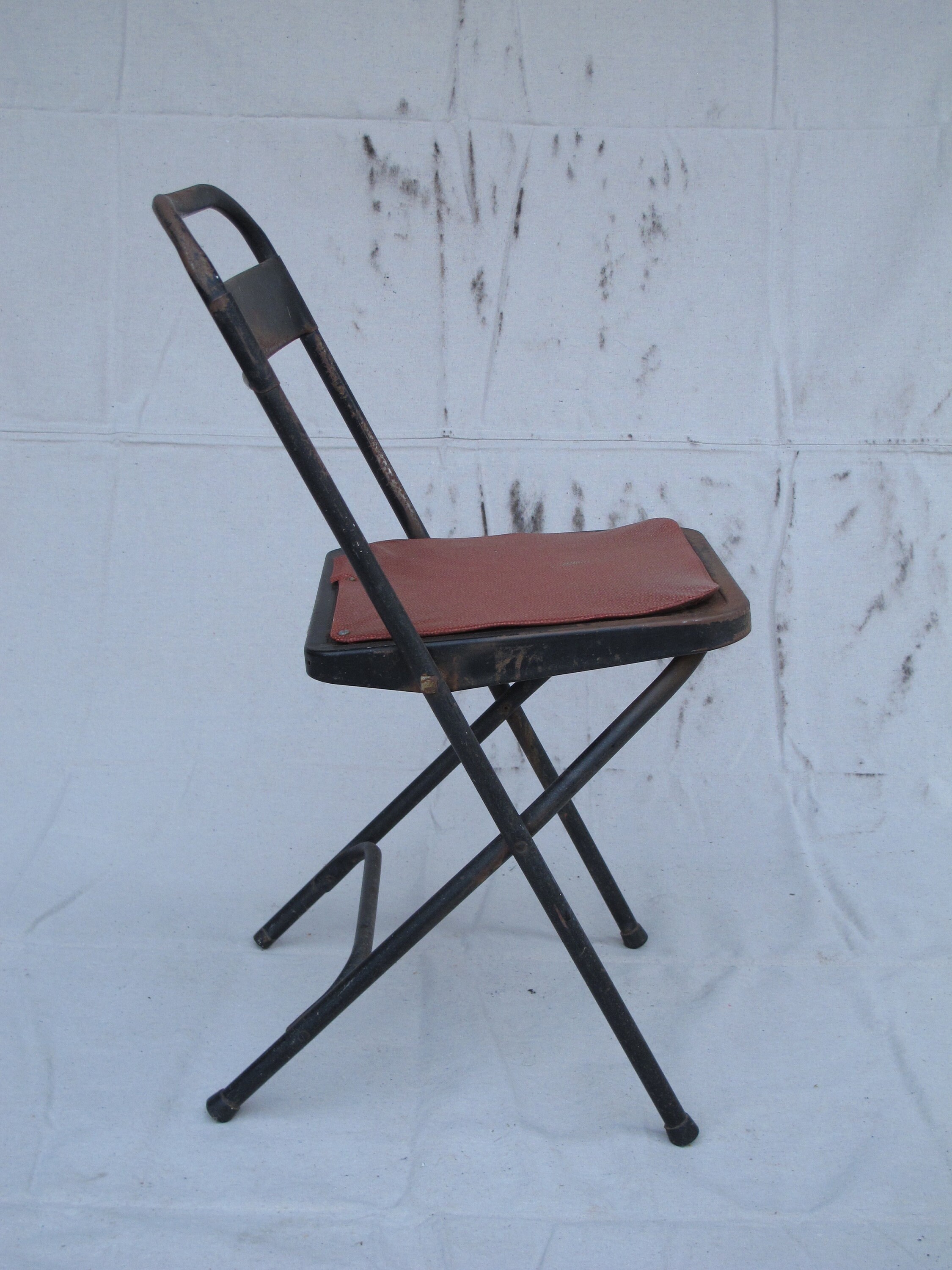 Vintage Samsonite Folding Metal Chair Industrial Metal Fold Up Etsy