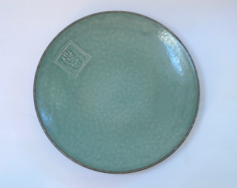 15 Pfaltzgraff Naturewood Serenity Dinner Plates Seafoam Green Sage 16 available USA Bee Dragonfly Garden Tableware Vintage Stoneware