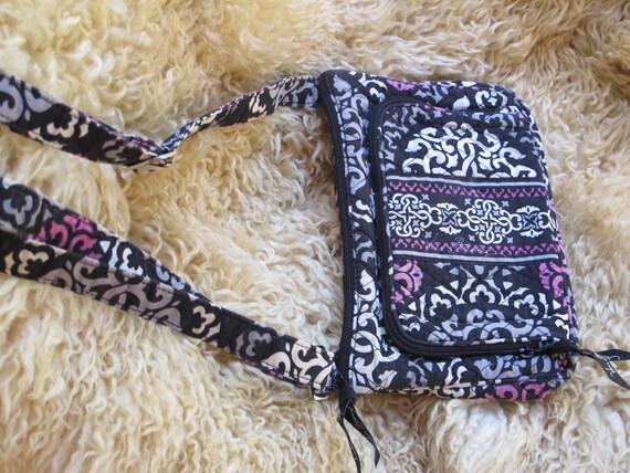 Vintage Vera Bradley Boho Batik Hand Bag Pink Bla… - image 9