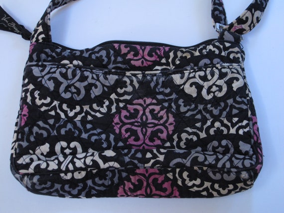 Vintage Vera Bradley Boho Batik Hand Bag Pink Bla… - image 2