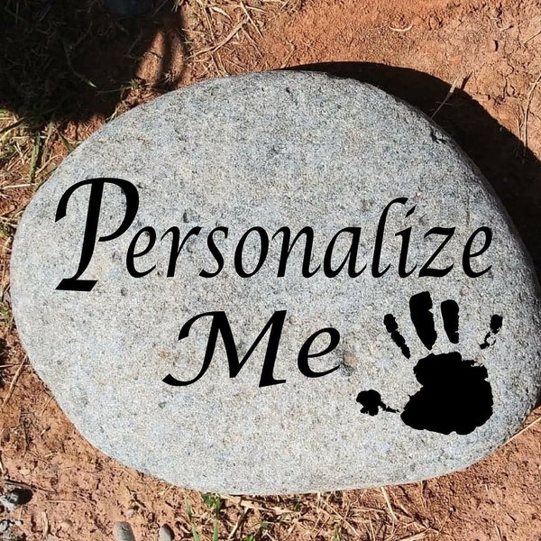 personalized garden stone,engraved stones for home decor,hope inspirational stones, pet memorial stone,keepsake memory or memorial stones