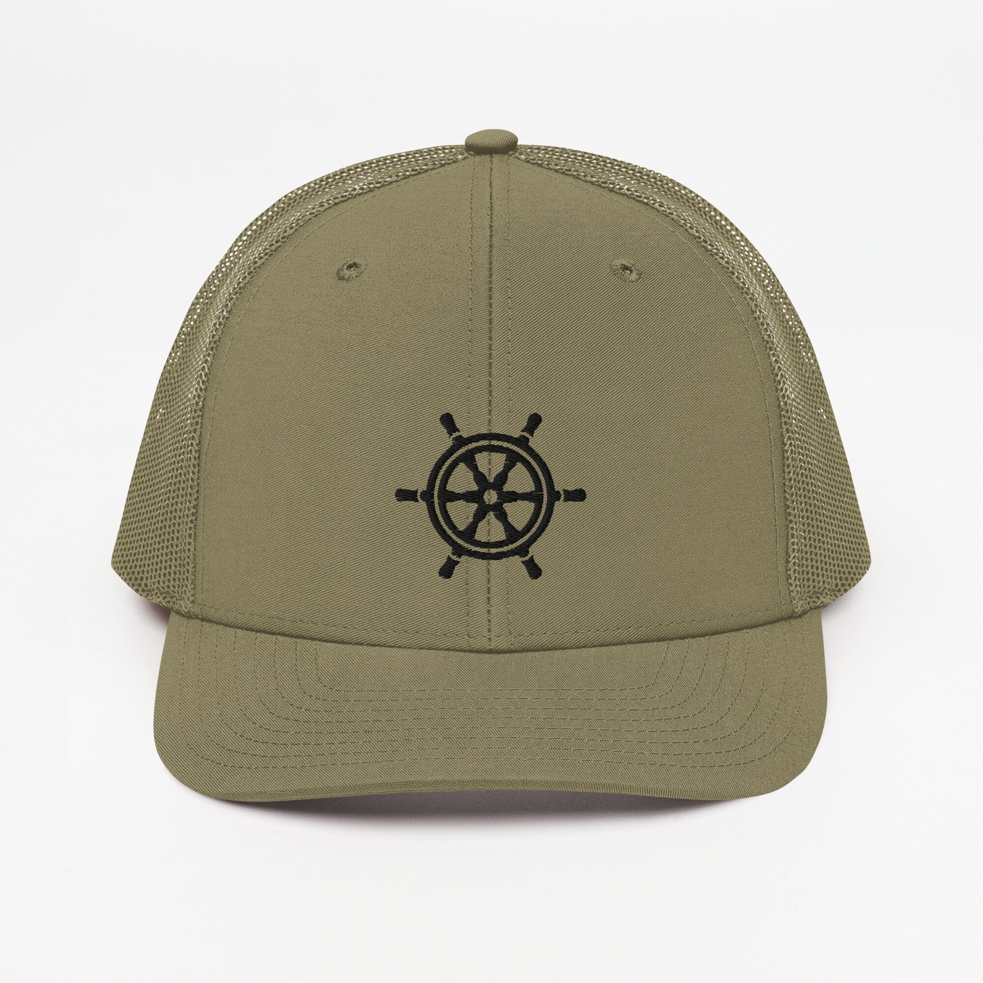 Nautical Beach Hat, Embroidered Hat,trucker Cap for Captain 