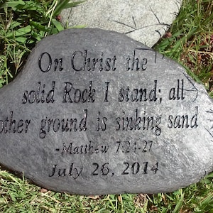 engraved scripture stones,personalized garden stone,psalms,Family stone,address stones,engraved name,personalized gifts,engraved gift