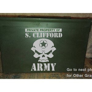 Personalized Engraved Ammo Box Ammo Can Ammo Crate Mens Hunting Gifts Bullet Box 30 Cal Groomsmen Gift Box husband gift Christmas Gifts