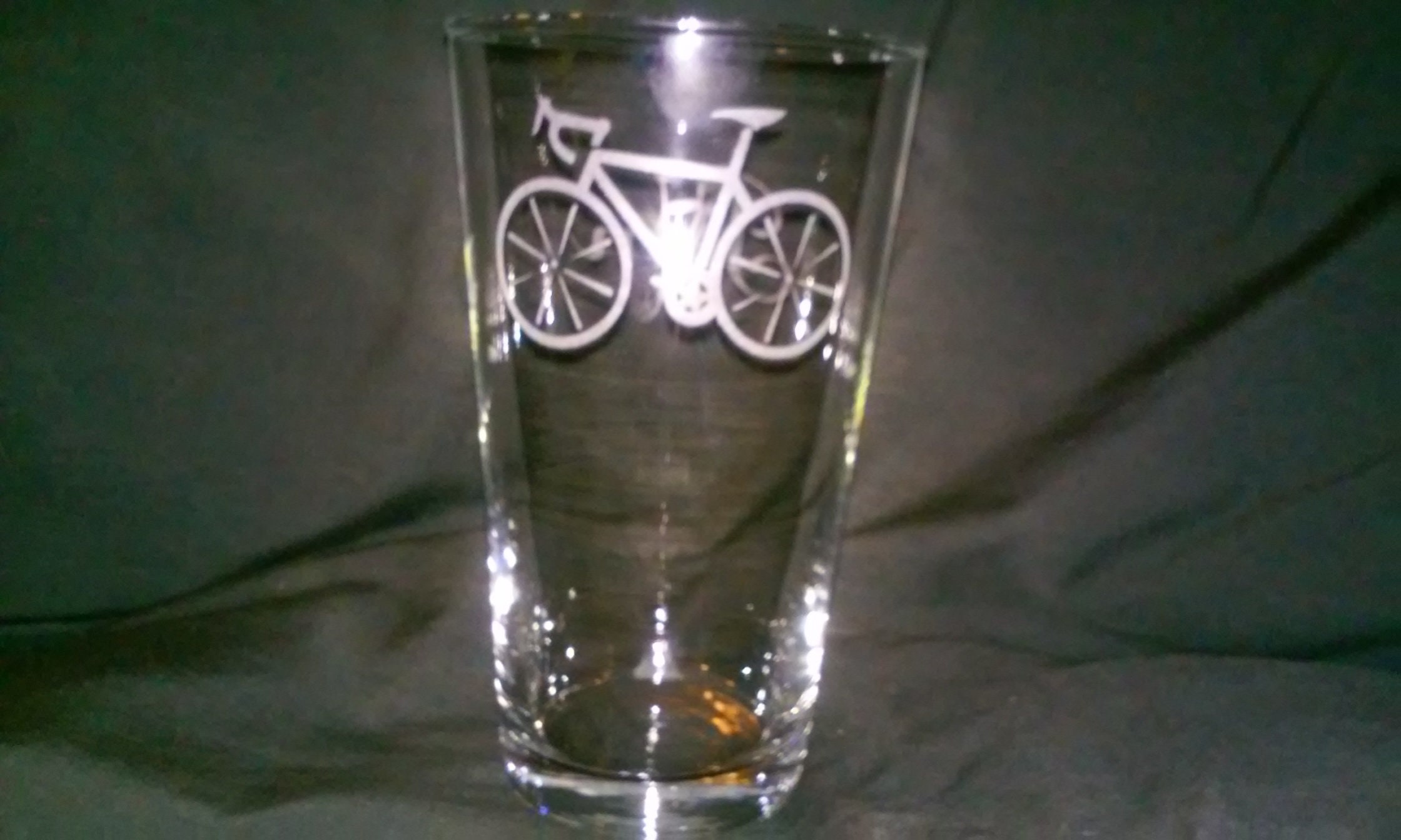 Bicycle - Beer Can Pint Glass - Unique Road Biking Themed Decor and Gi -  bevvee