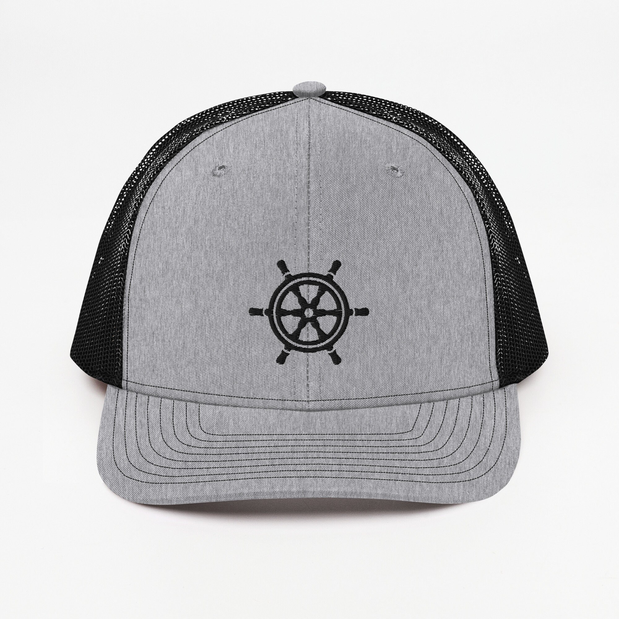 Nautical 5-Panel Embroidered Cotton Trucker Hat Adjustable Snapback Cap 5-Panel Golfer Cap | Nautica main image 4